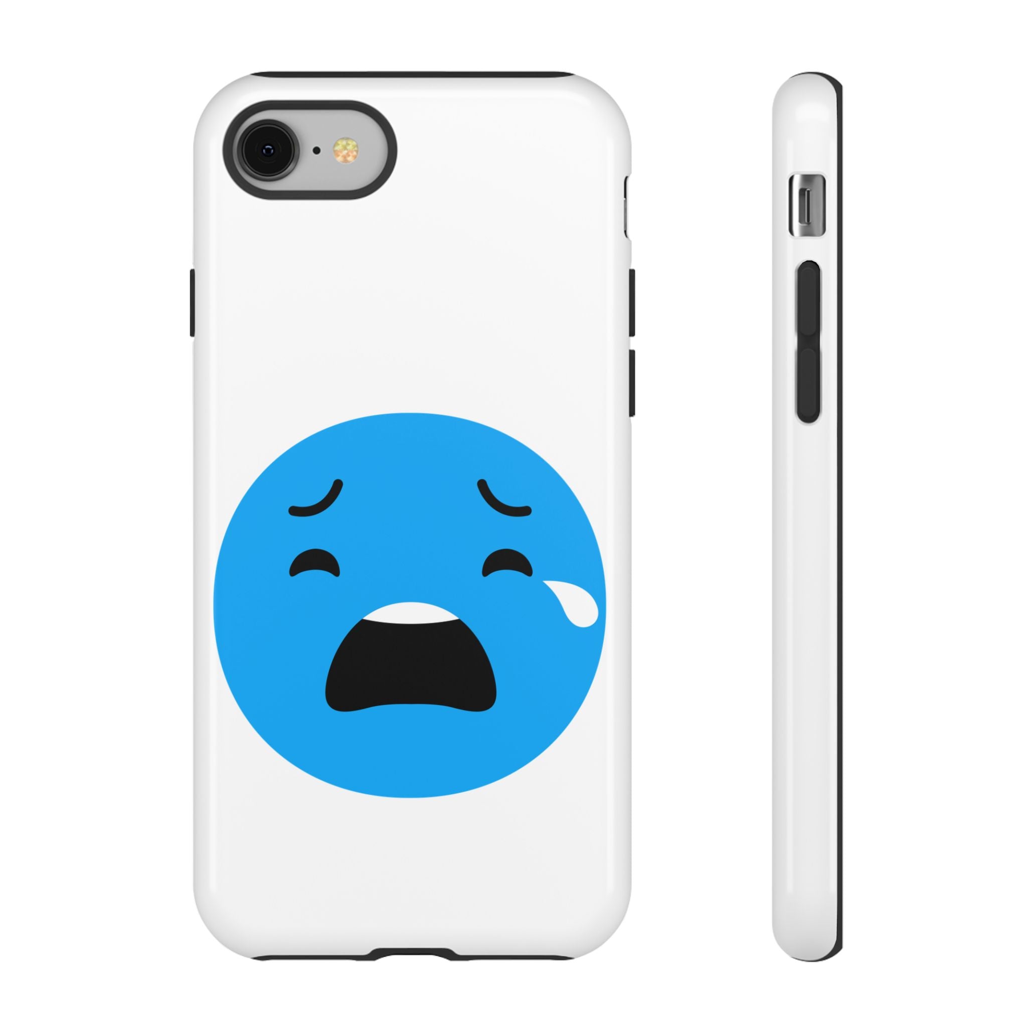 Funny Sad Face Phone Case - Tough and Stylish